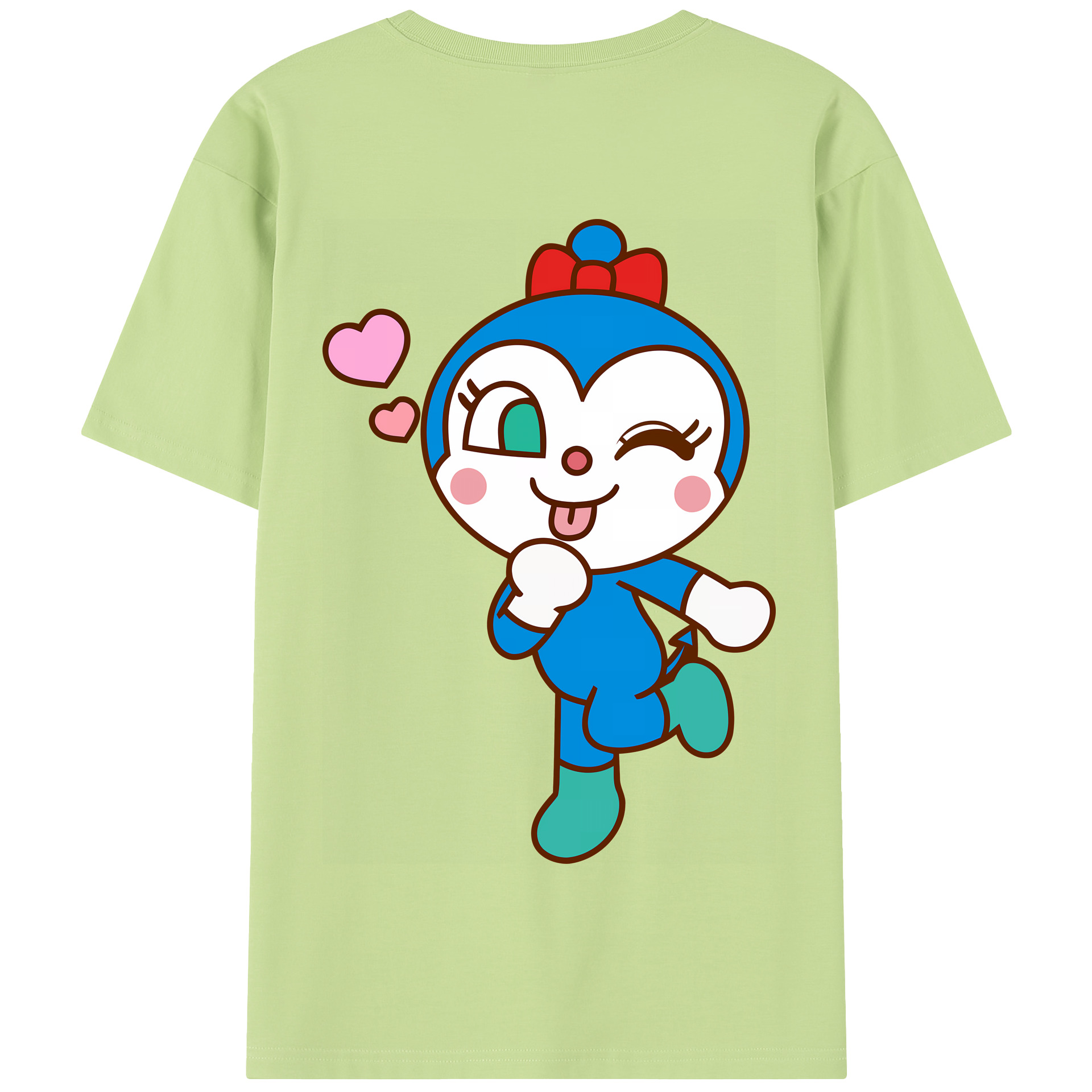 （画像用） アンパンマン Anpanman 綿100％半袖Tシャツ（背面プリント）